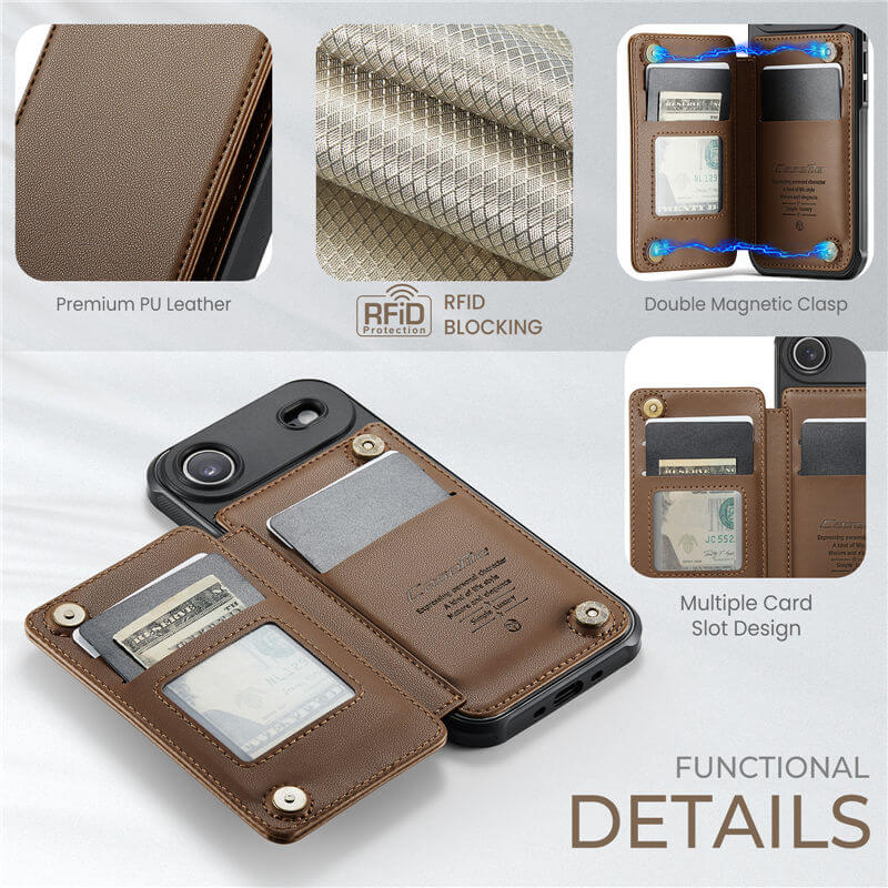 CaseMe iPhone Air RFID Blocking Card Holder Case