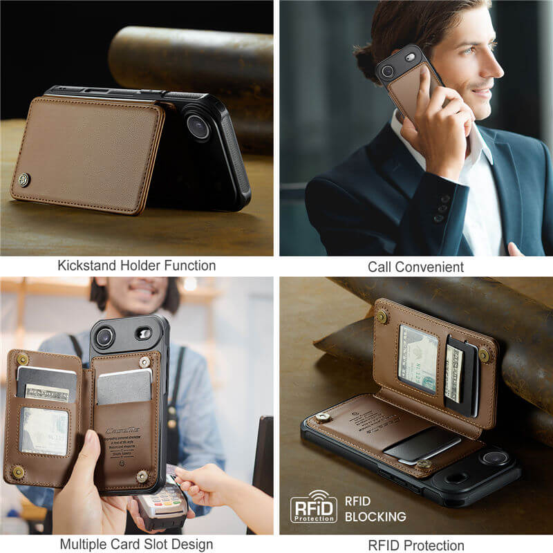 CaseMe iPhone Air RFID Blocking Card Holder Case
