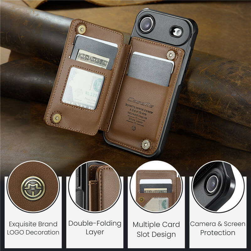 CaseMe iPhone Air RFID Blocking Card Holder Case