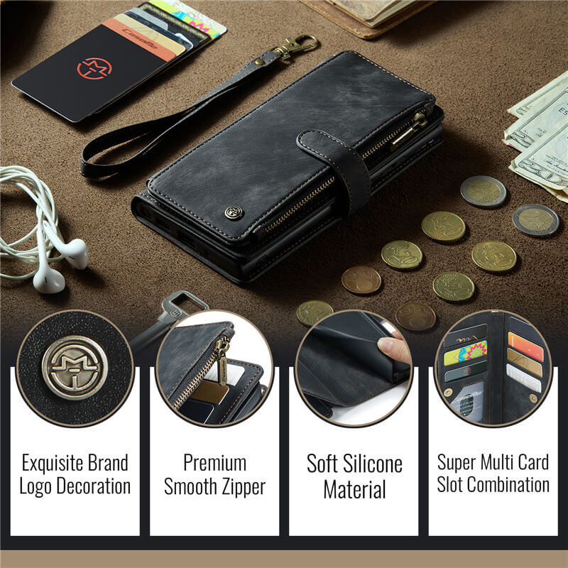 CaseMe iPhone Air Wallet Case with Wrist Strap