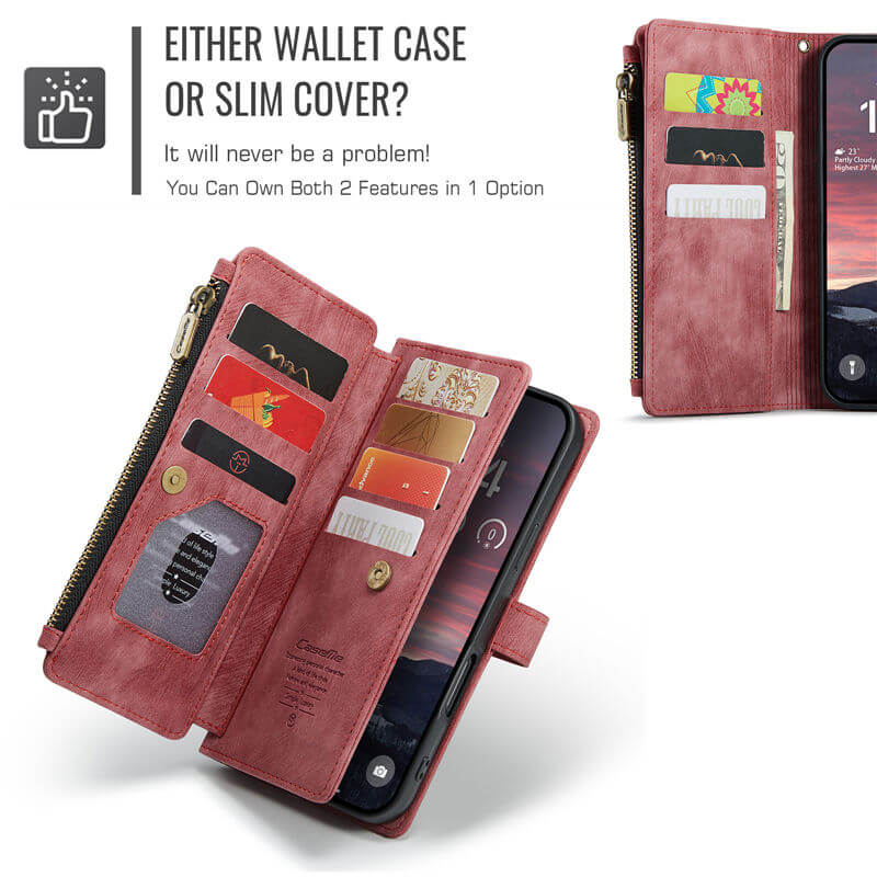 CaseMe iPhone Air Wallet Case with Wrist Strap