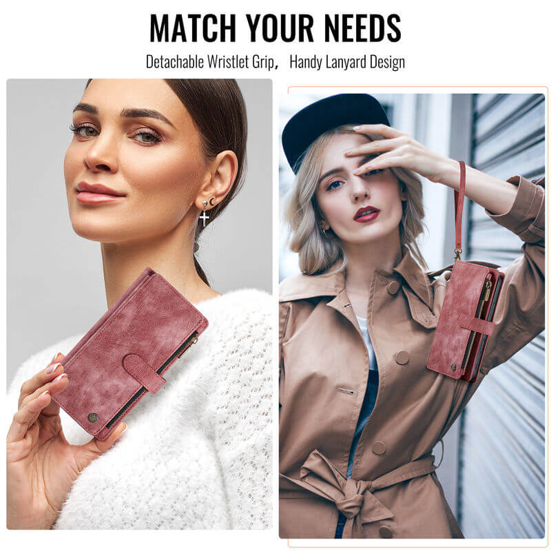 CaseMe iPhone Air Wallet Case with Wrist Strap