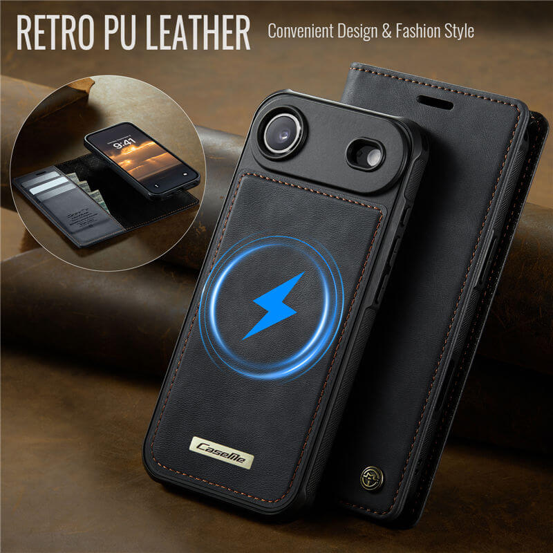 CaseMe iPhone Air 2-in-1 Magnetic Wallet Case