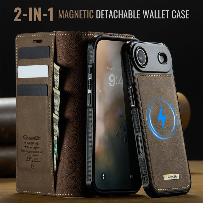 CaseMe iPhone Air 2-in-1 Magnetic Wallet Case