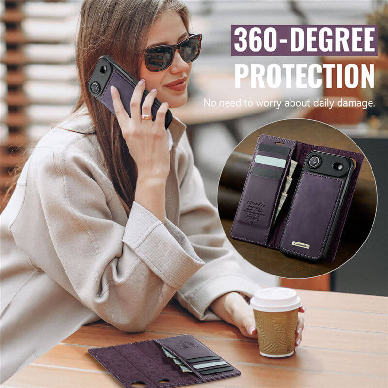 CaseMe iPhone Air 2-in-1 Magnetic Wallet Case