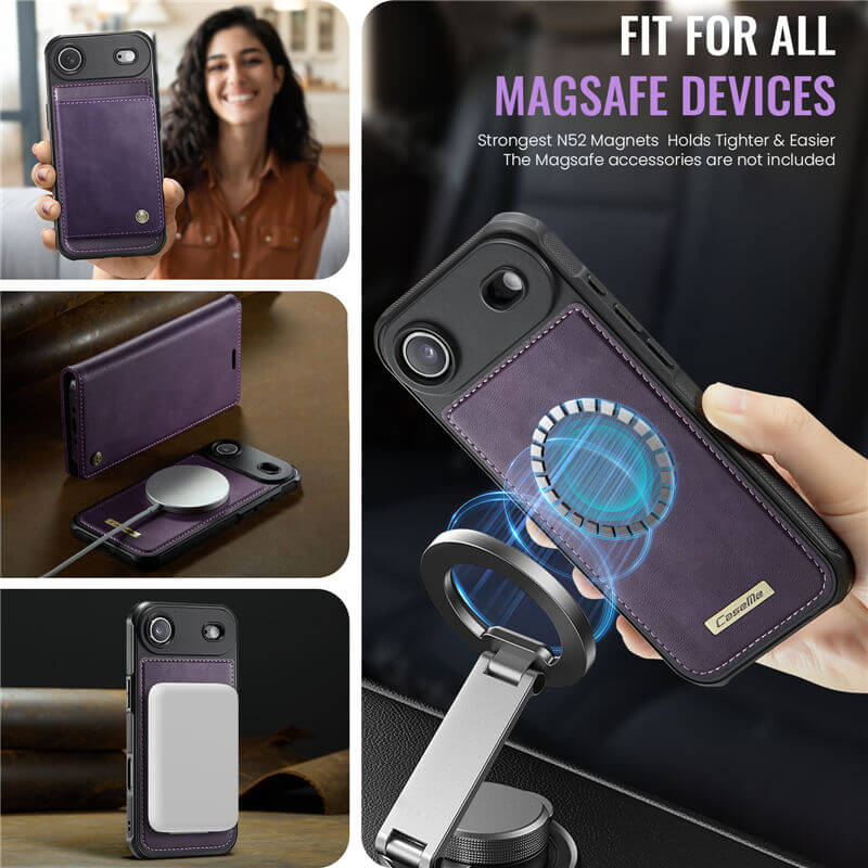 CaseMe iPhone Air 2-in-1 Magnetic Wallet Case
