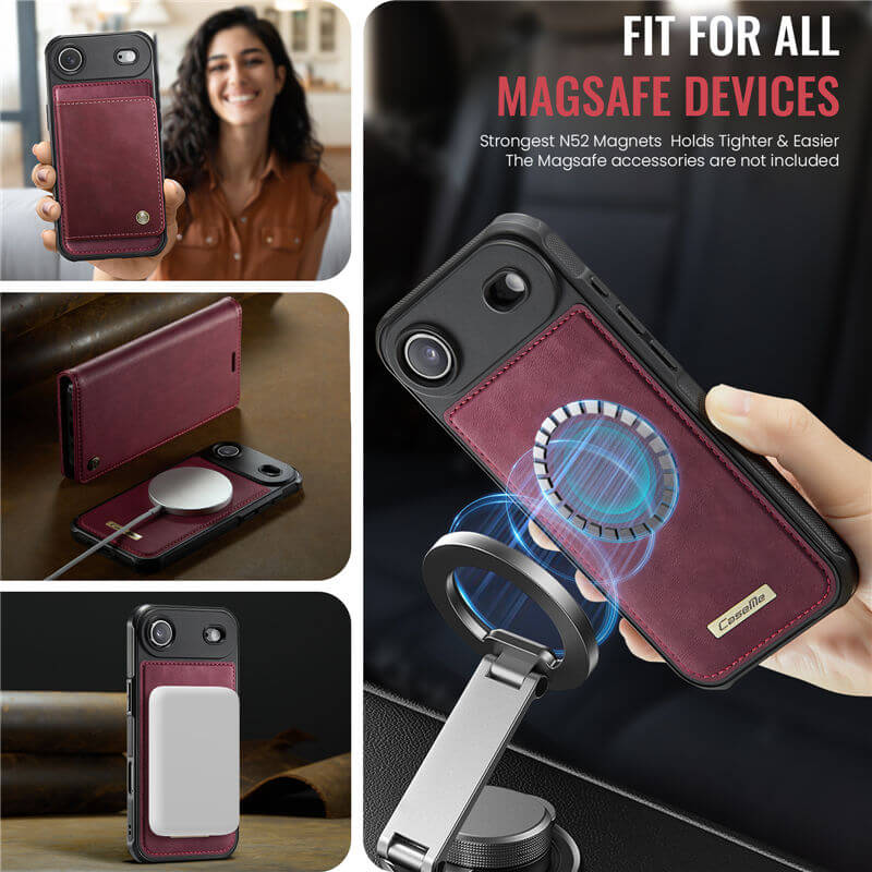 CaseMe iPhone Air 2-in-1 Magnetic Wallet Case