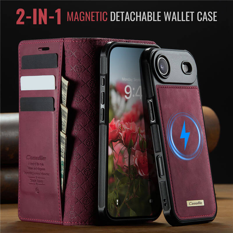 CaseMe iPhone Air 2-in-1 Magnetic Wallet Case