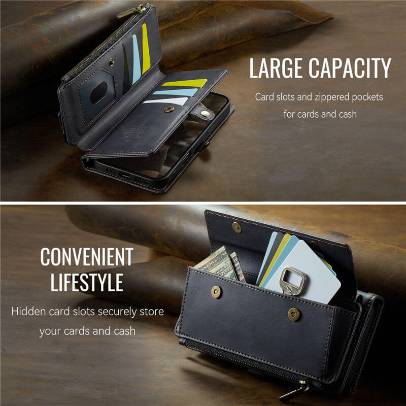 CaseMe iPhone 17 Crossbody Wallet Case