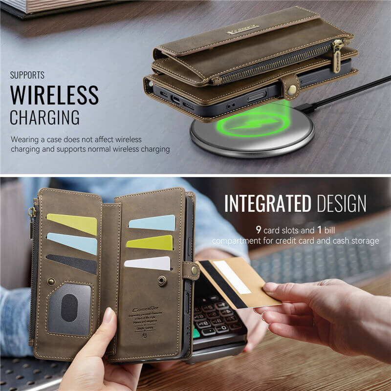 CaseMe iPhone 17 Crossbody Wallet Case