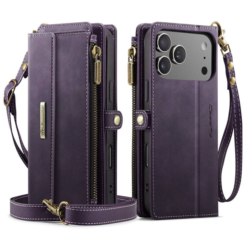 CaseMe iPhone 17 Pro Max Crossbody Wallet Case