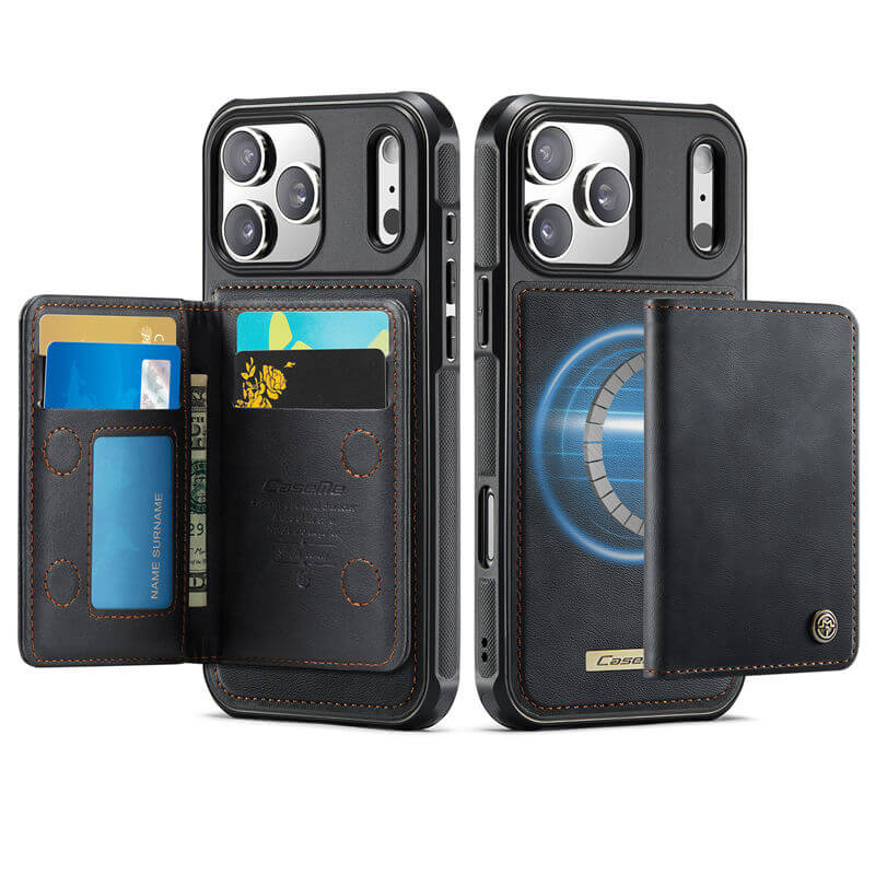 CaseMe iPhone 17 Pro 2-in-1 Detachable Magnetic Wallet Case
