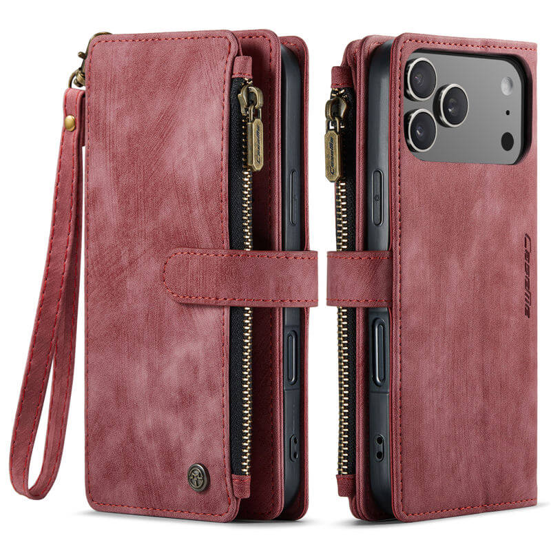 CaseMe iPhone 17 Pro Max Wallet Case with Wrist Strap