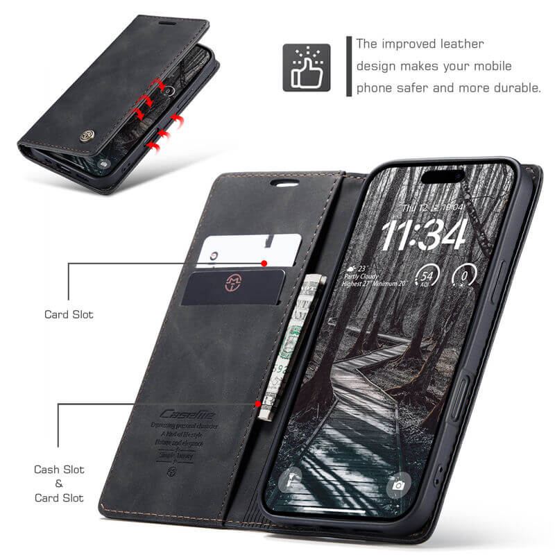 CaseMe iPhone 17 Pro Max Wallet Case