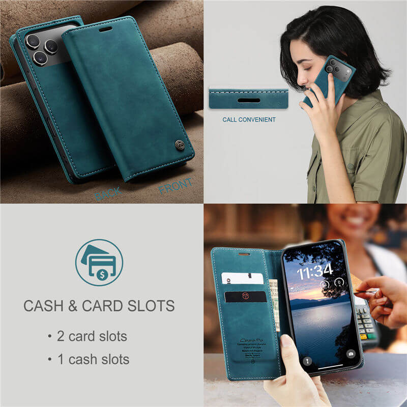 CaseMe iPhone 17 Pro Wallet Case