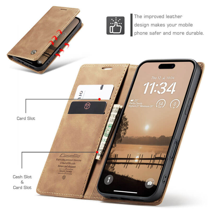 CaseMe iPhone 17 Pro Max Wallet Case