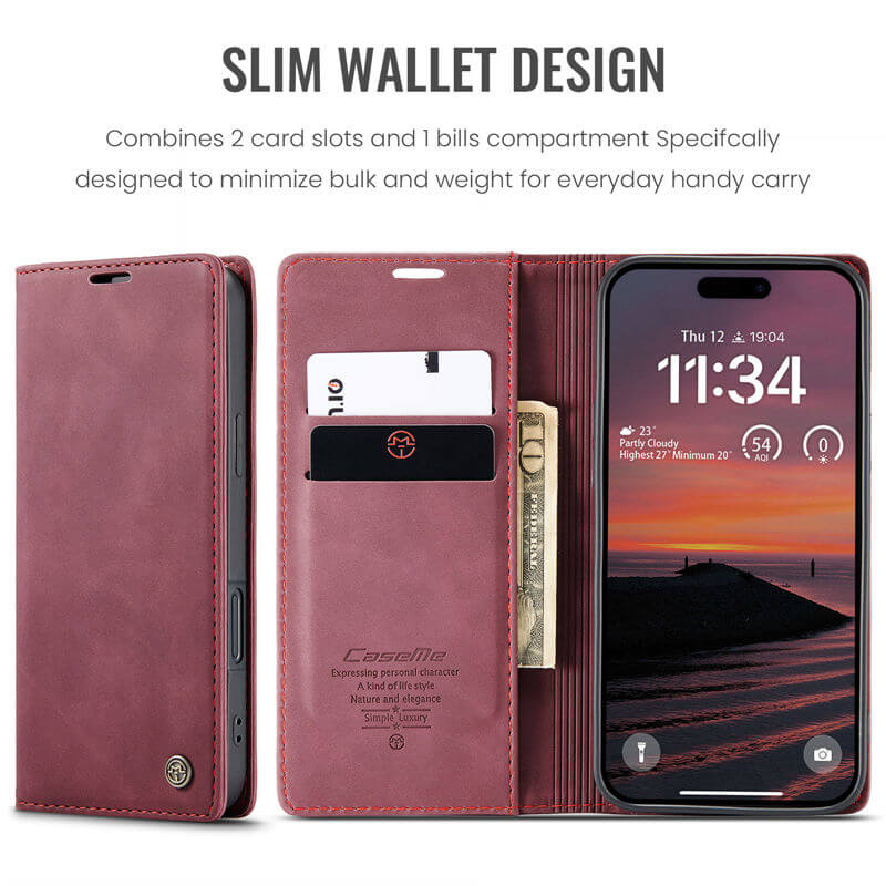 CaseMe iPhone 17 Pro Max Wallet Case