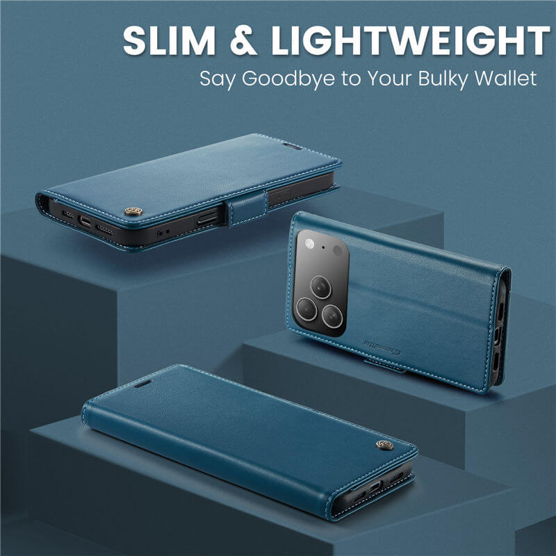 CaseMe iPhone 17 Pro Max Wallet RFID Blocking Case