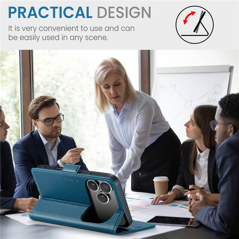 CaseMe iPhone 17 Pro Max Wallet RFID Blocking Case