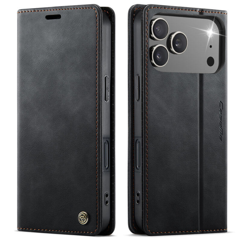 CaseMe iPhone 17 Pro Magnetic Wallet Case with RFID Blocking