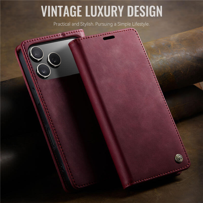 CaseMe iPhone 17 Pro Max Magnetic Wallet Case with RFID Blocking