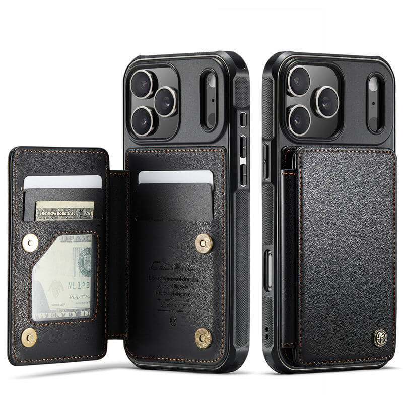 CaseMe iPhone 17 Pro RFID Blocking Card Holder Case