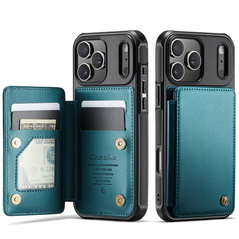 CaseMe iPhone 17 Pro RFID Blocking Card Holder Case