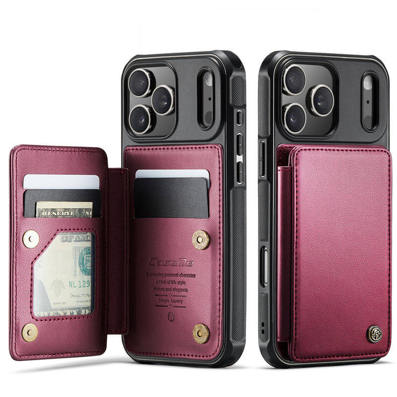 CaseMe iPhone 17 Pro RFID Blocking Card Holder Case