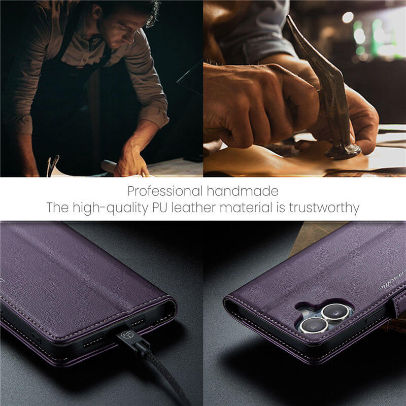 CaseMe iPhone 17 Wallet RFID Blocking Case