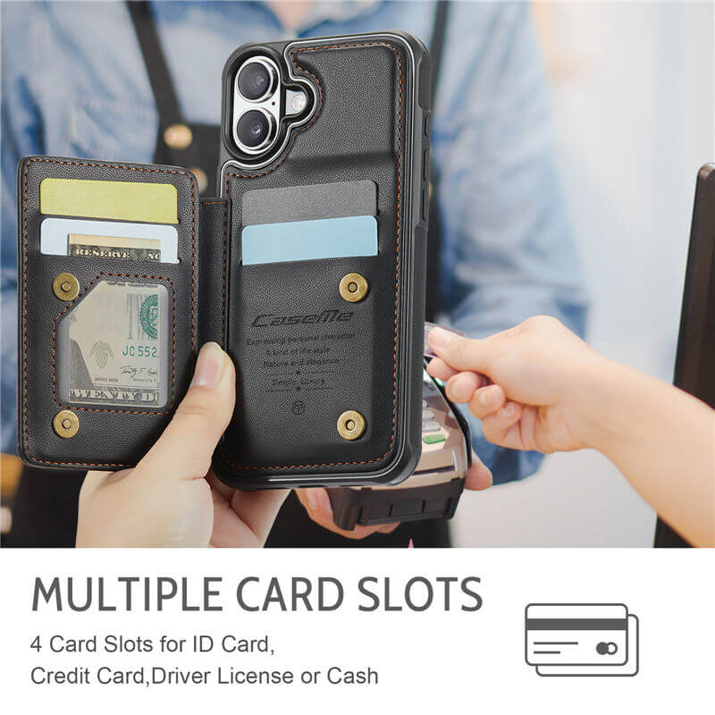 CaseMe iPhone 17 RFID Blocking Card Holder Case