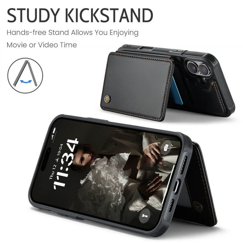 CaseMe iPhone 17 RFID Blocking Card Holder Case