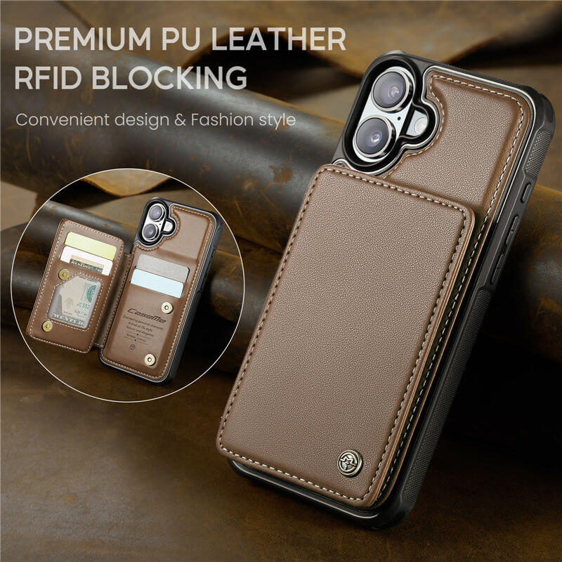CaseMe iPhone 17 Pro Max RFID Blocking Card Holder Case