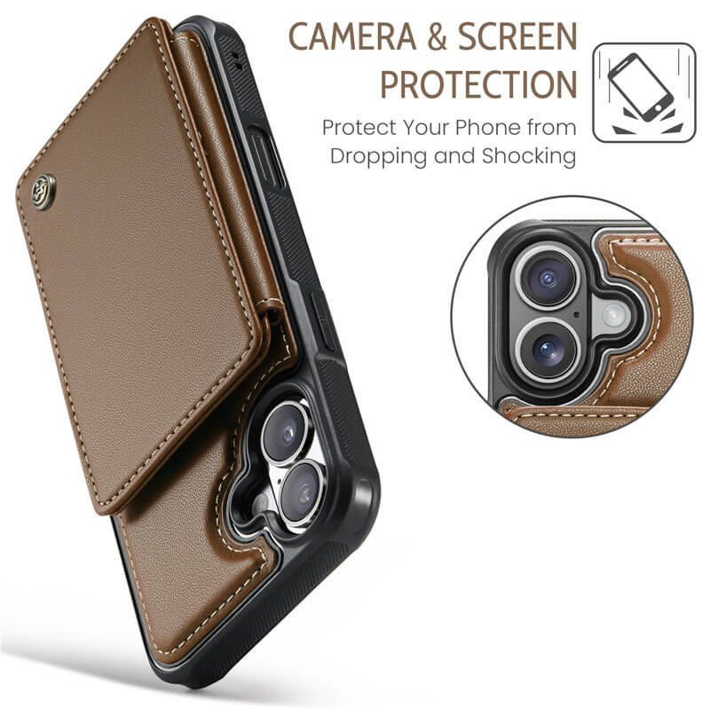 CaseMe iPhone 17 Pro Max RFID Blocking Card Holder Case