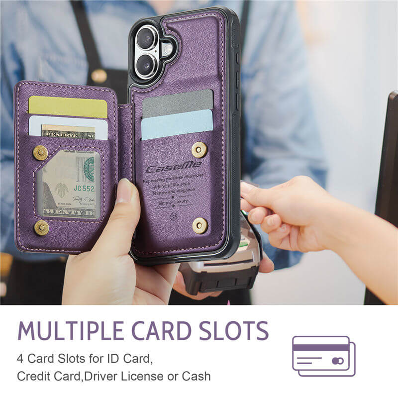 CaseMe iPhone 17 Pro Max RFID Blocking Card Holder Case