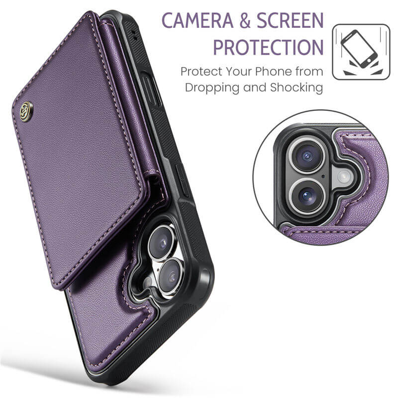 CaseMe iPhone 17 Pro Max RFID Blocking Card Holder Case