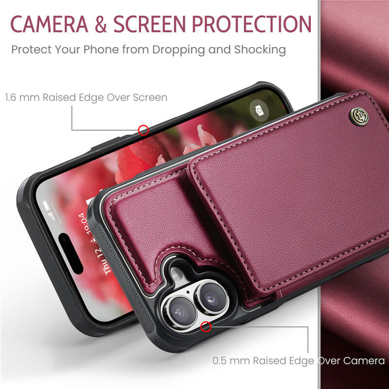 CaseMe iPhone 17 Pro Max RFID Blocking Card Holder Case