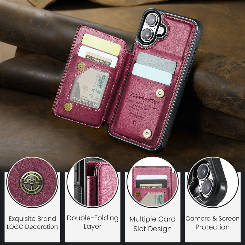 CaseMe iPhone 17 Pro Max RFID Blocking Card Holder Case