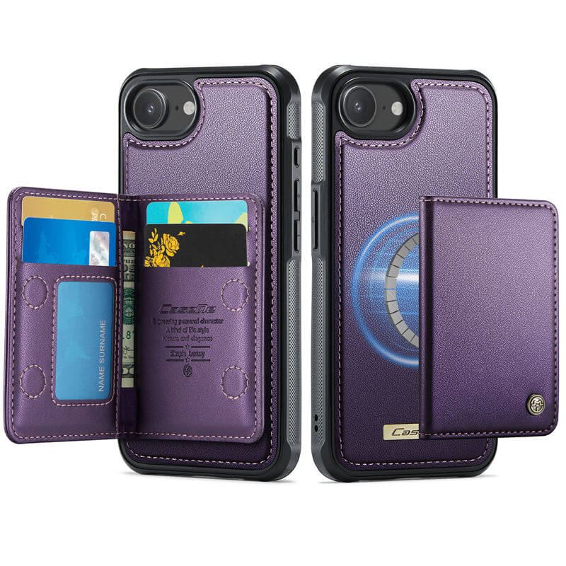 CaseMe iPhone 17e 2-in-1 Detachable Magnetic Wallet Case