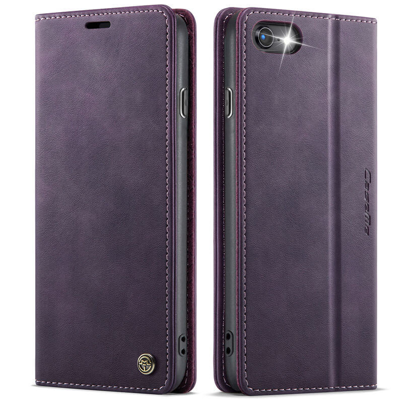 CaseMe iPhone 7/8/SE 2020/SE 2022 Magnetic Wallet Case with RFID Blocking