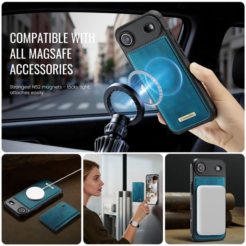 CaseMe iPhone Air 2-in-1 Detachable Magnetic Wallet Case