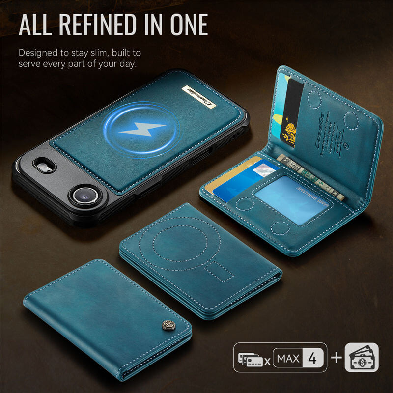 CaseMe iPhone Air 2-in-1 Detachable Magnetic Wallet Case