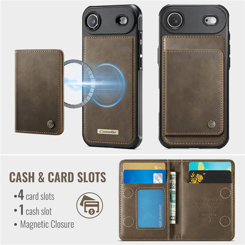 CaseMe iPhone Air 2-in-1 Detachable Magnetic Wallet Case
