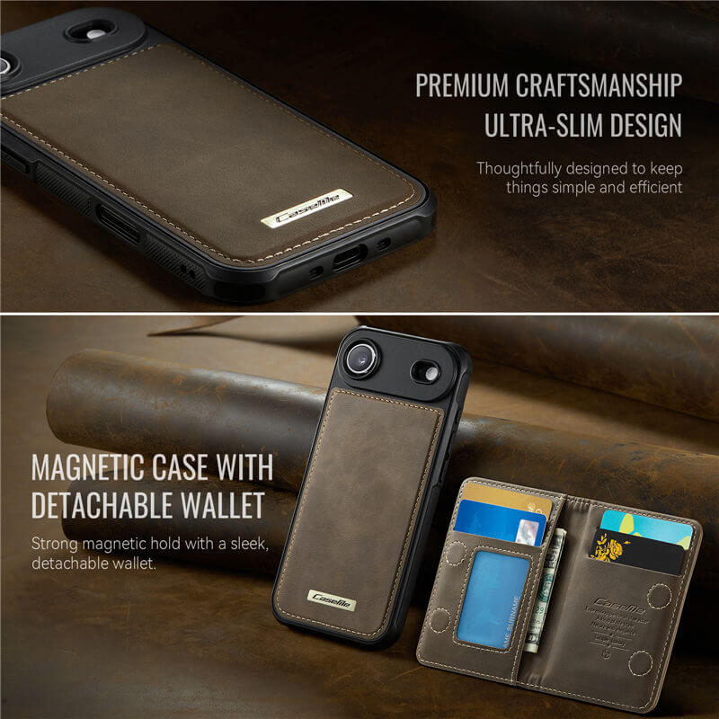 CaseMe iPhone Air 2-in-1 Detachable Magnetic Wallet Case
