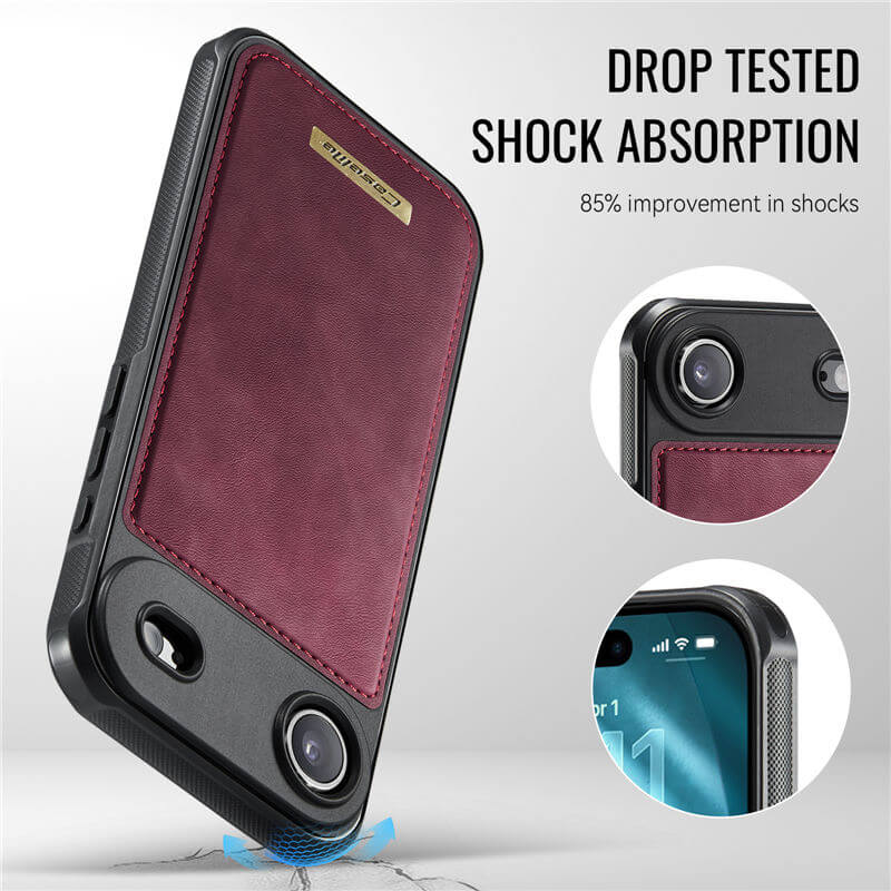 CaseMe iPhone Air 2-in-1 Detachable Magnetic Wallet Case