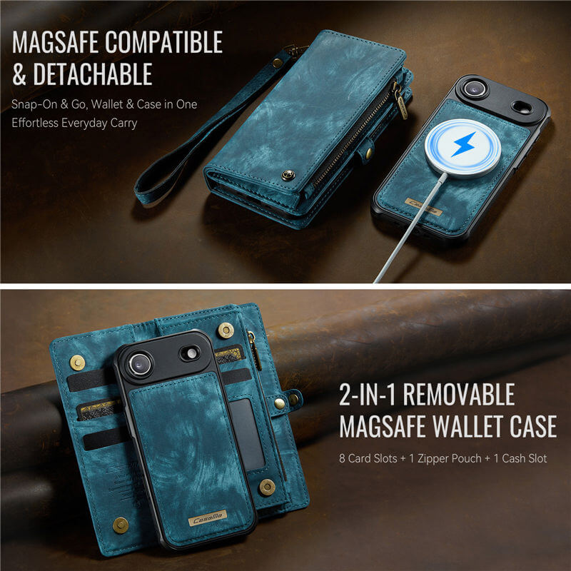 CaseMe iPhone Air 2-in-1 Magnetic RFID Wallet Case