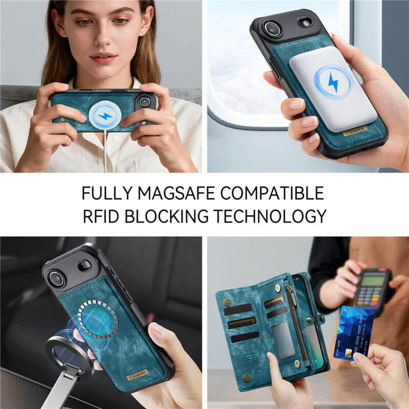 CaseMe iPhone Air 2-in-1 Magnetic RFID Wallet Case