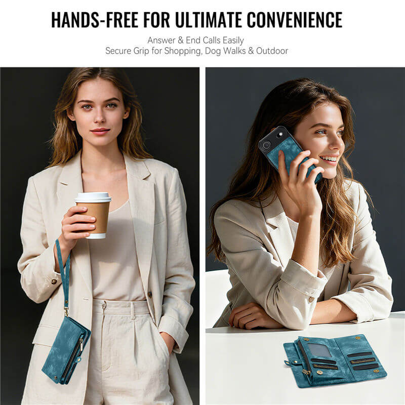 CaseMe iPhone Air 2-in-1 Magnetic RFID Wallet Case