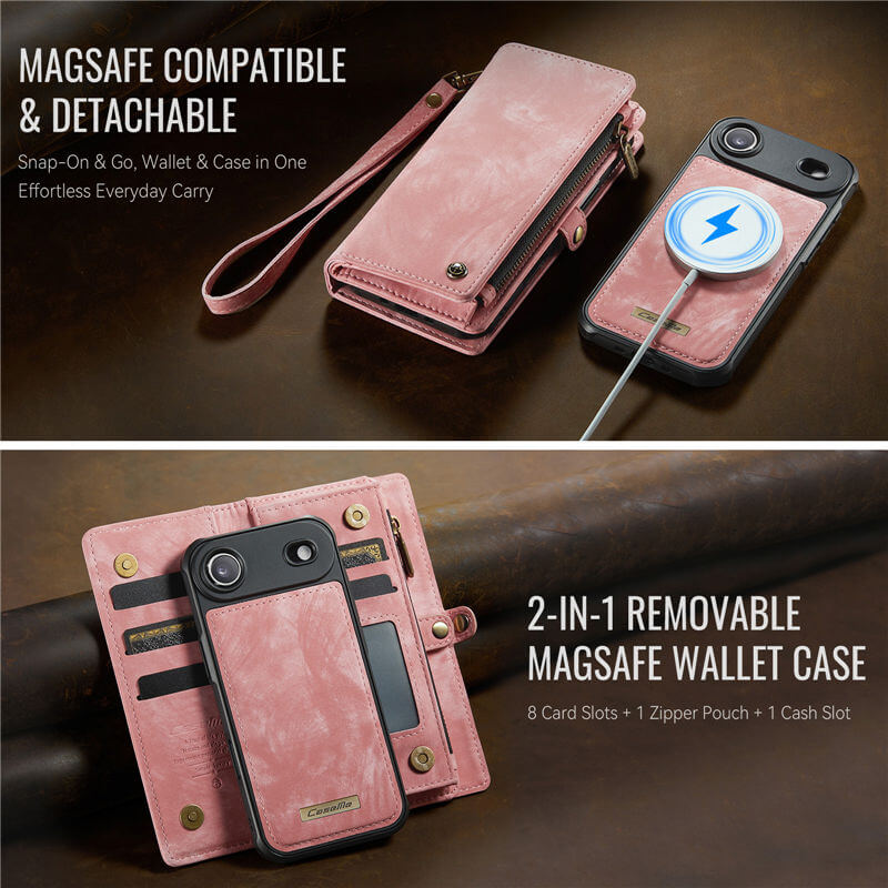 CaseMe iPhone Air 2-in-1 Magnetic RFID Wallet Case