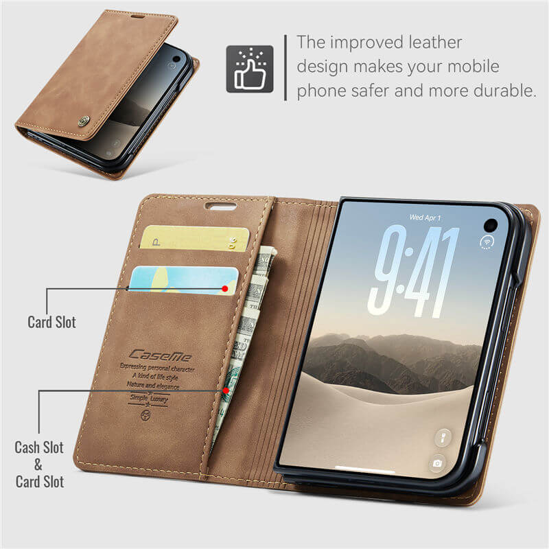 CaseMe iPhone Duo Wallet Case