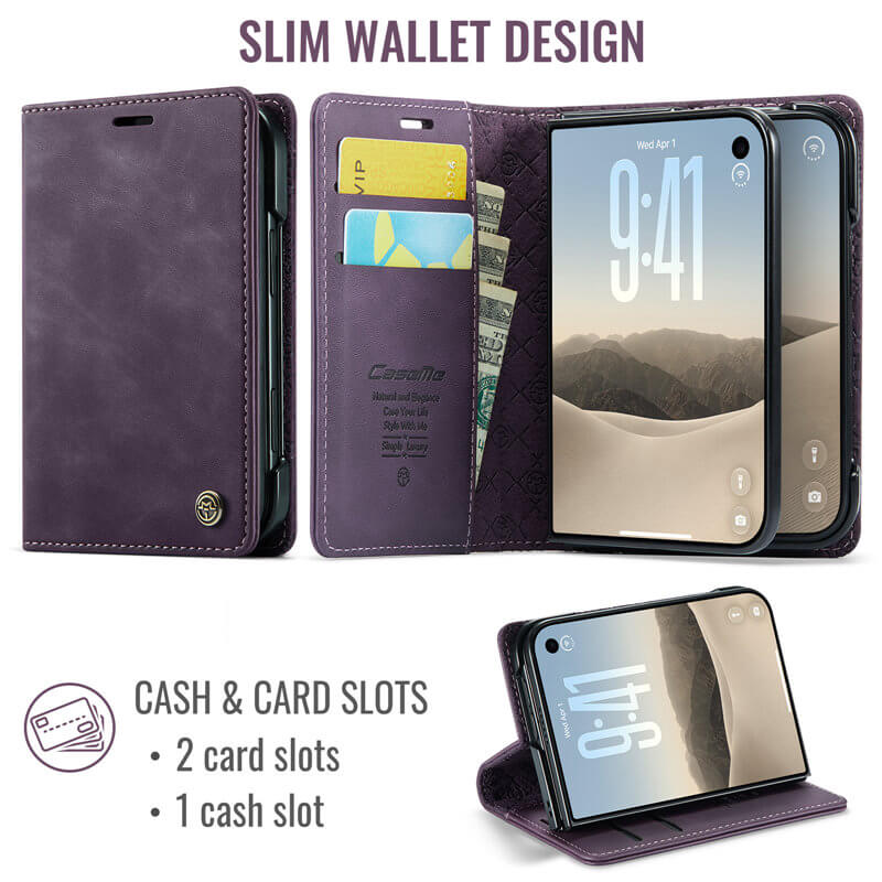 CaseMe iPhone Duo Wallet Case